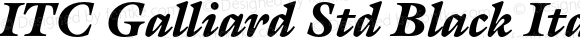 GalliardStd-BlackItalic