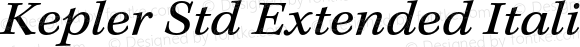 Kepler Std Extended Italic Caption