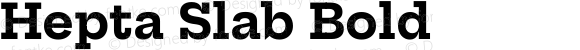 Hepta Slab Bold