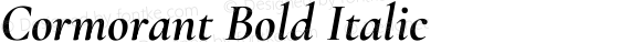 Cormorant Bold Italic