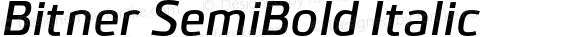 Bitner SemiBold Italic