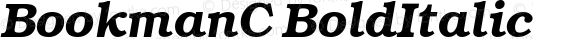 BookmanC Bold Italic