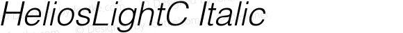 HeliosLightC Italic