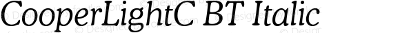 CooperLightC BT Italic