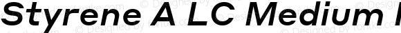 Styrene A LC Medium Italic