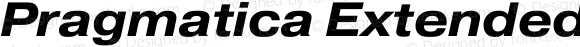 Pragmatica Extended Bold Oblique