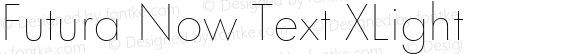 Futura Now Text XLt