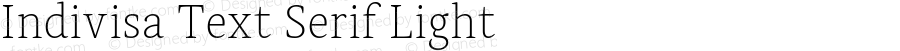 Indivisa Text Serif Light