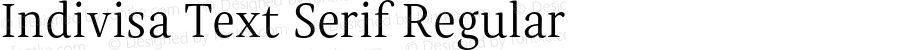 Indivisa Text Serif Regular
