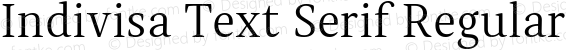 Indivisa Text Serif Regular