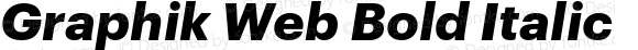 Graphik Web Bold Italic