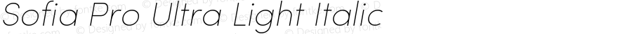 SofiaPro-UltraLightItalic