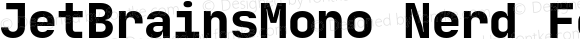 JetBrainsMono Nerd Font Mono Extra Bold