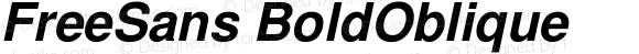 Free Sans Bold Oblique