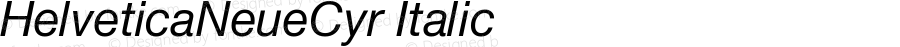 HelveticaNeueCyr-Italic