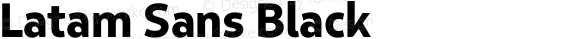 Latam Sans Black