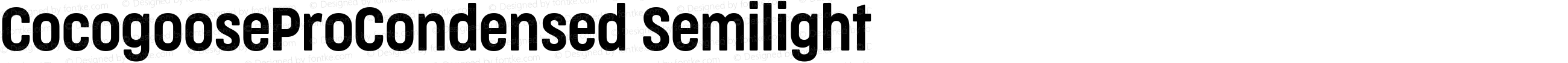 CocogooseProCondensed Semilight