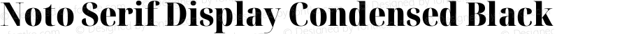 Noto Serif Display Condensed Black