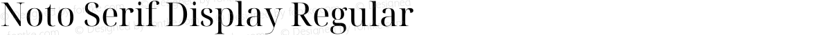 Noto Serif Display Regular