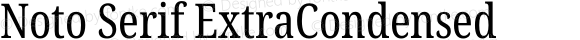 Noto Serif ExtraCondensed