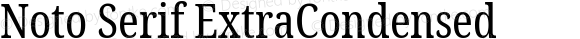 Noto Serif ExtraCondensed