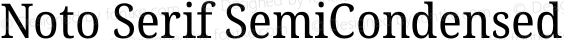 Noto Serif SemiCondensed