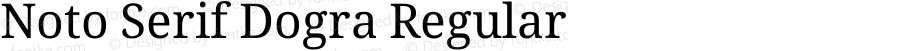 Noto Serif Dogra Regular