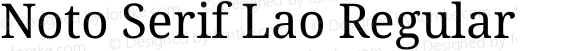 Noto Serif Lao Regular