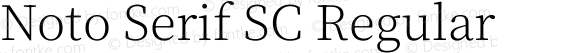 Noto Serif SC Regular