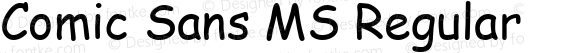 Comic Sans MS Regular