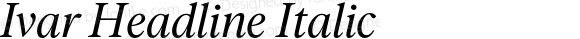 Ivar Headline Italic