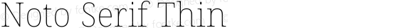 Noto Serif Thin