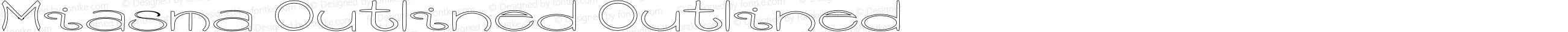 Miasma Outlined Outlined
