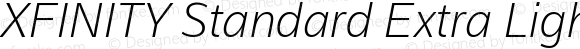 XFINITY Standard Extra Light Italic