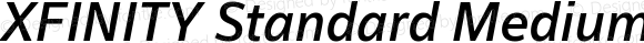 XFINITY Standard Medium Italic