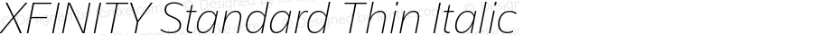 XFINITY Standard Thin Italic