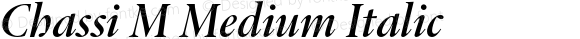 Chassi M Medium Italic