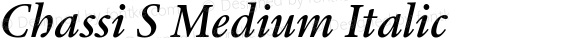 Chassi S Medium Italic