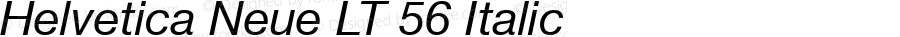 Helvetica LT 56 Italic