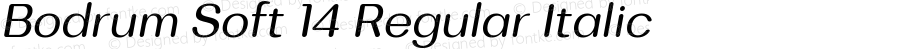 BodrumSoft-14RegularItalic