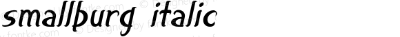 smallburg Italic