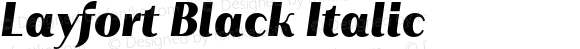 Layfort Black Italic