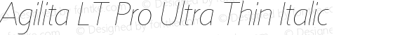 Agilita LT Pro Ultra Thin Italic