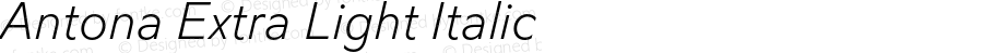 Antona-ExtraLightItalic