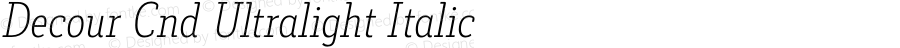 Decour Cnd Ultralight Italic