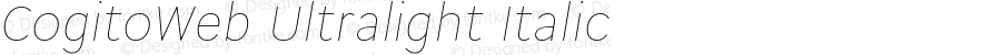 CogitoWeb Ultralight Italic