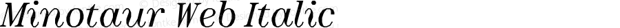 Minotaur Web Italic