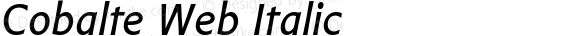 Cobalte Web Italic