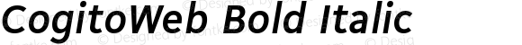 CogitoWeb Bold Italic