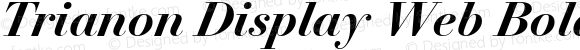 Trianon Display Bold Italic